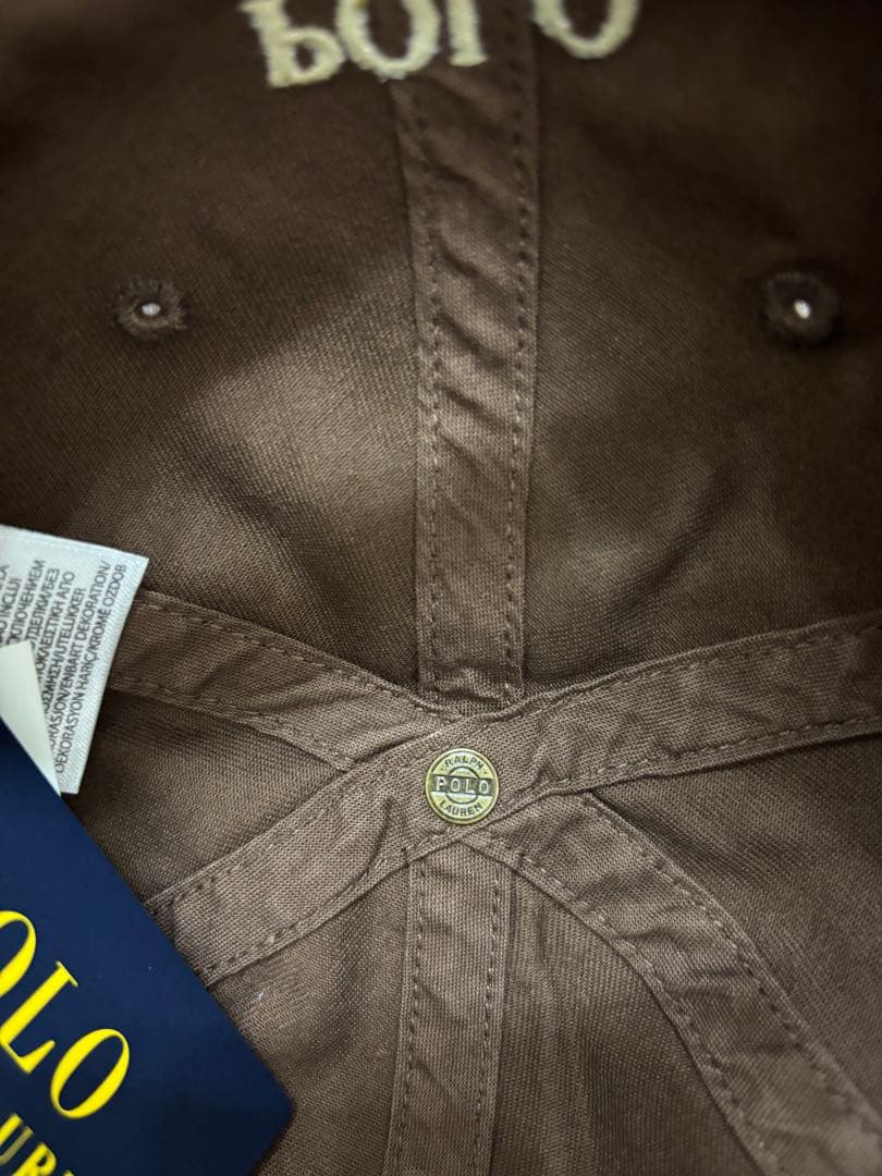 ★人気★ラルフローレン ブラウン キャップ