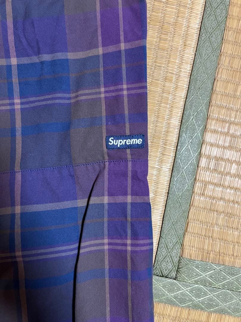 supreme チェックパンツ