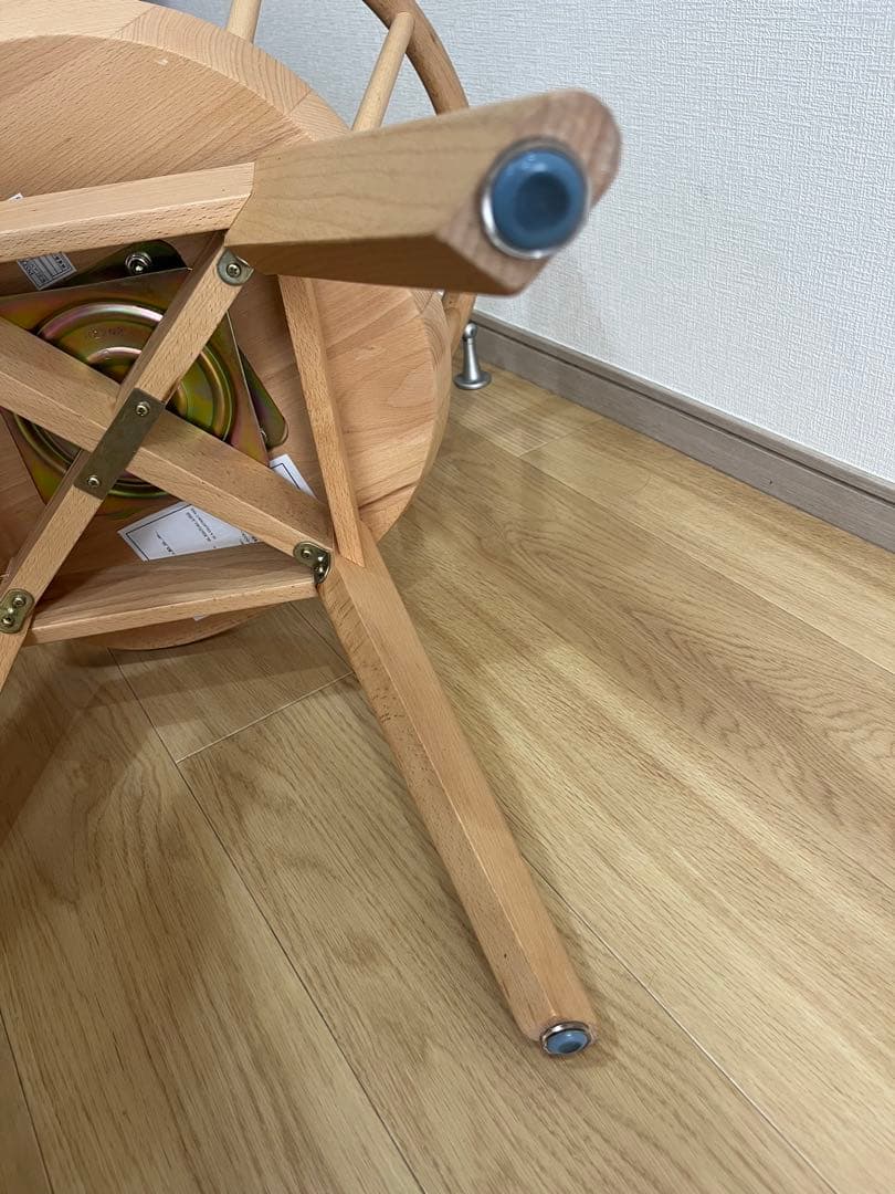 【美品】②ニトリ ダイニングチェア （Nコレクション C-53 S）360度回転