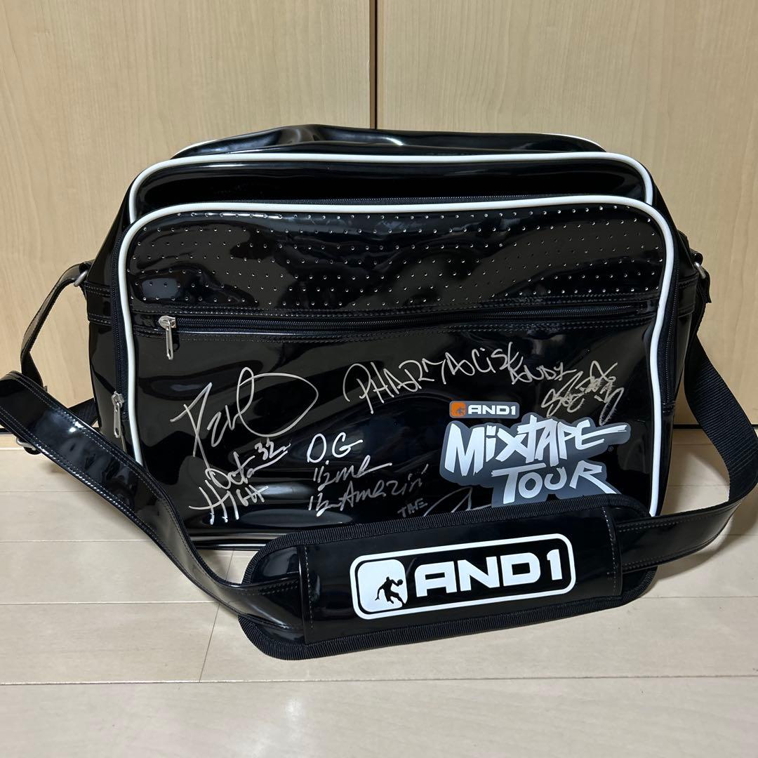 AND1 ミックステープツアー2004 エナメルバッグ　直筆サイン入り