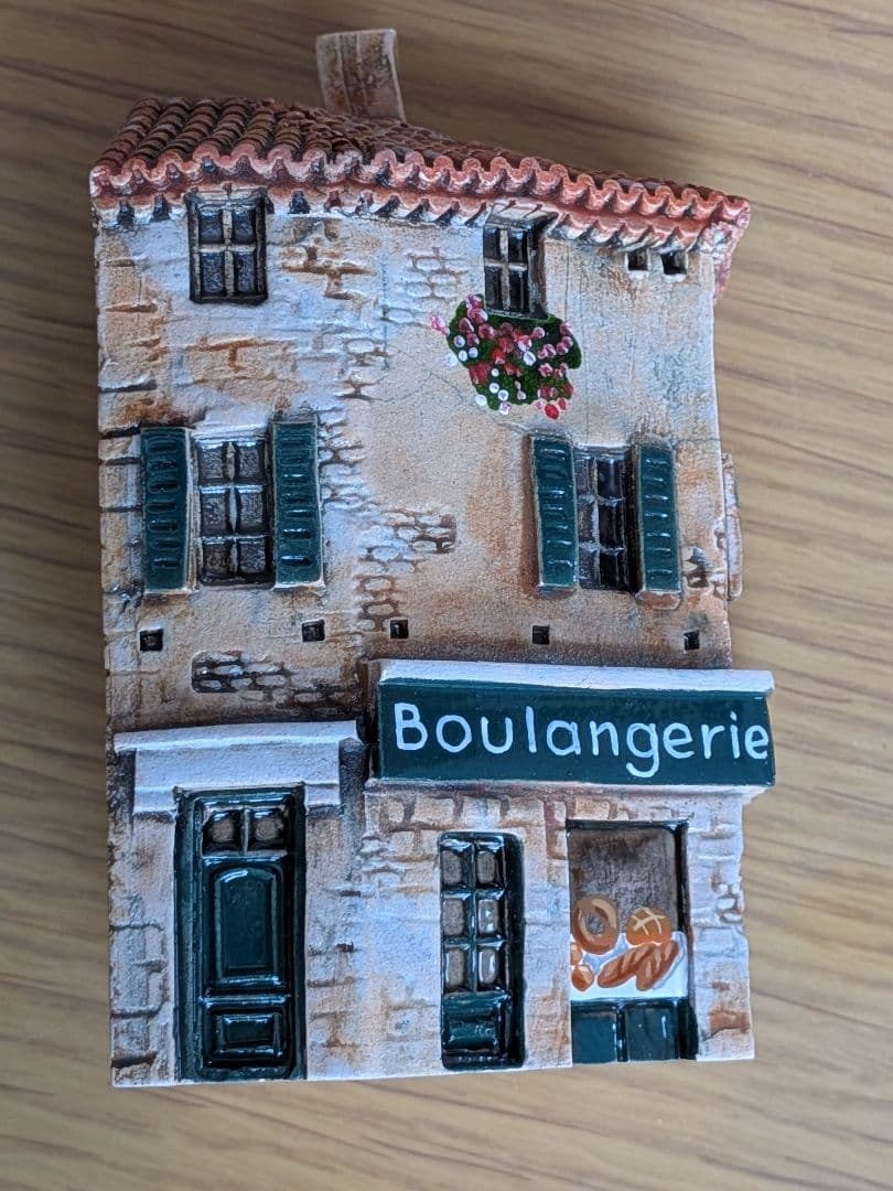 GAULT ハウス　フランスの街並み 置物 2011年製　石板付き