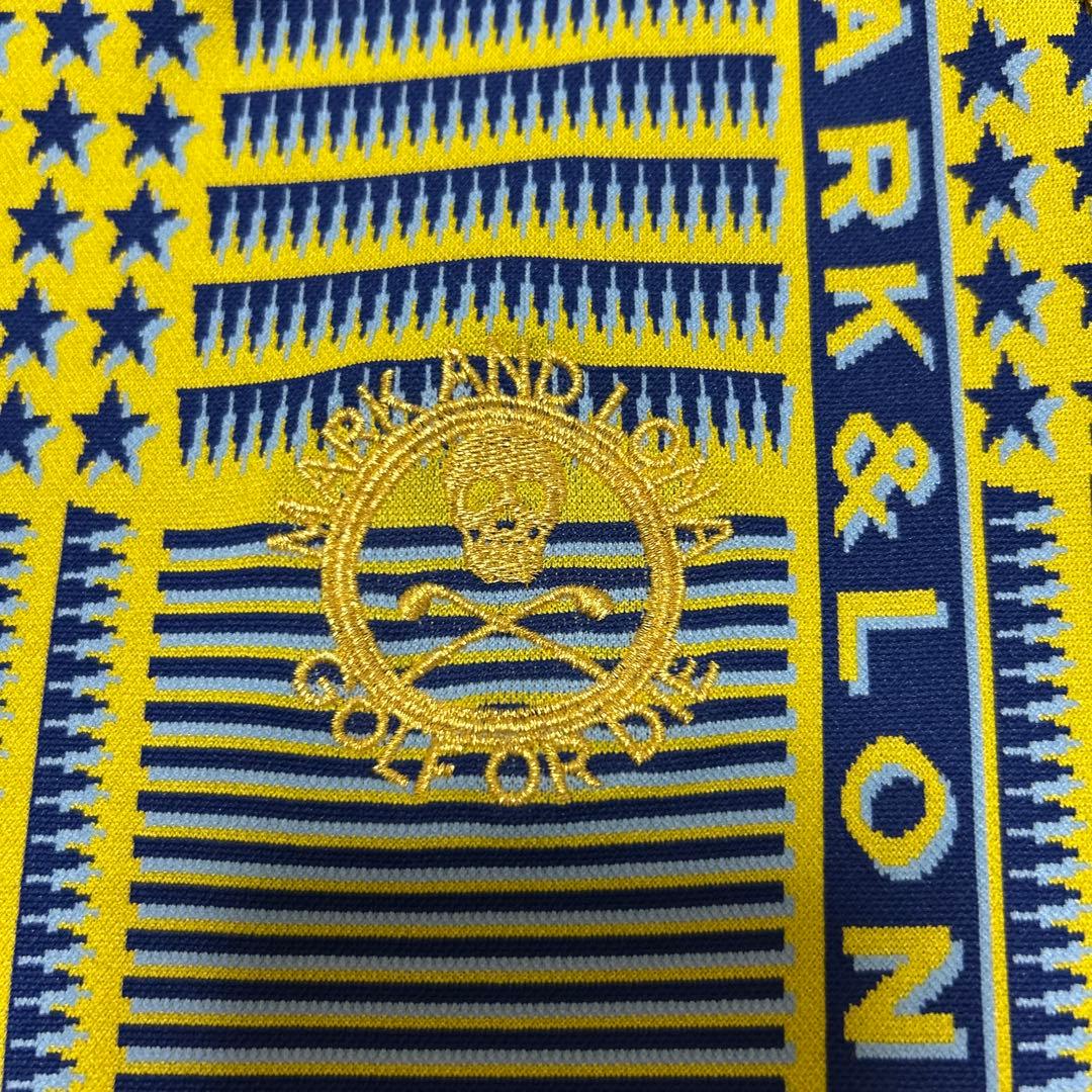 マークアンドロナ★総柄★スター★スカル★ハーフジップ【メンズ サイズ48（L）】