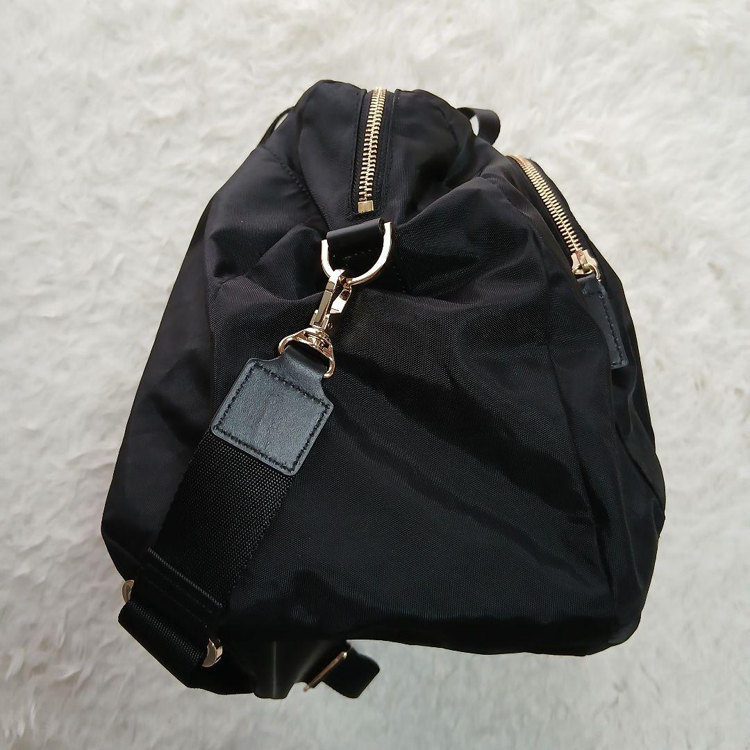 【極美品】【agnes b.】FT03 2Way ボストンバッグ　チャーム、鍵付