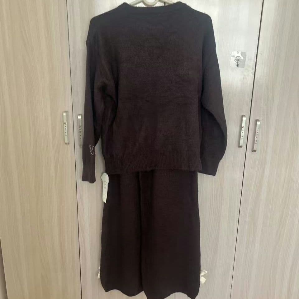 ジェラピケ　リボンプルオーバー　ロングパンツセット上下セット