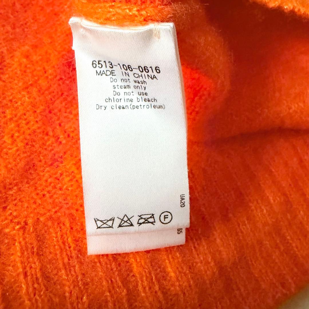 5559 美品✨ ドゥロワー タートルネックセーター ニット カシミヤ オレンジ
