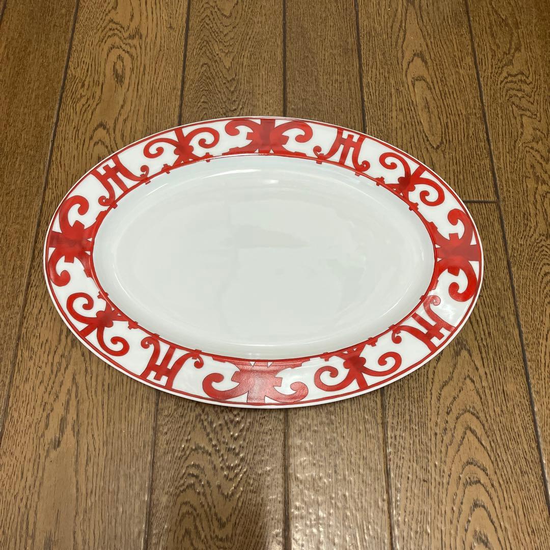 エルメス　ガダルキヴィール　オーバルプレート　レア保管品‼️