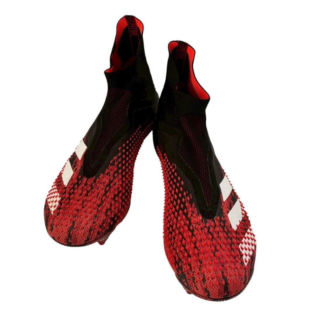 adidas アディダス スパイク 赤 黒 メンズ 26.5cm