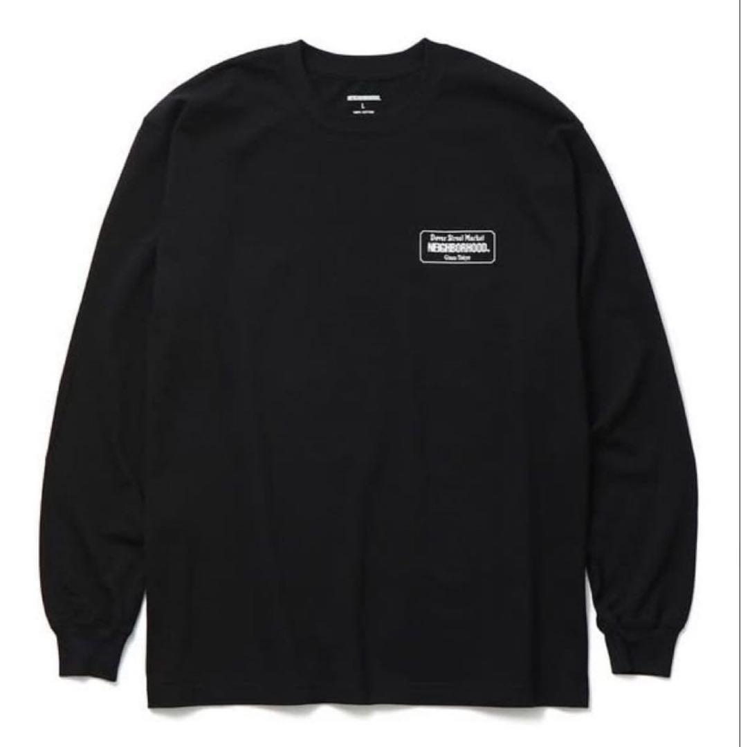 黒M neighborhood dsmg l/s Tee ロンT