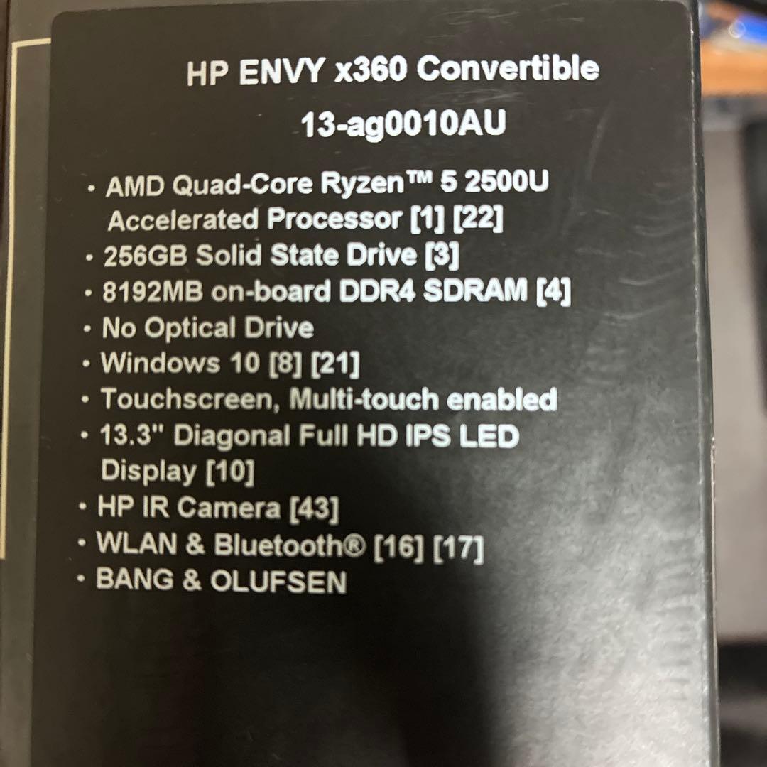 HP ENVY x360 13.3インチ Ryzen 5 SSD 256GB
