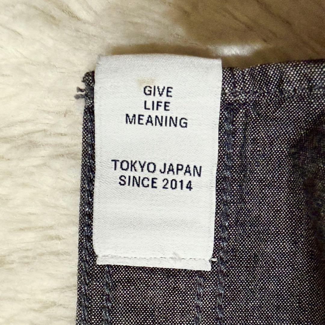 美品/ディセンダント×ロンハーマン 別注 製品染 ロゴ刺繍 シャツ 2