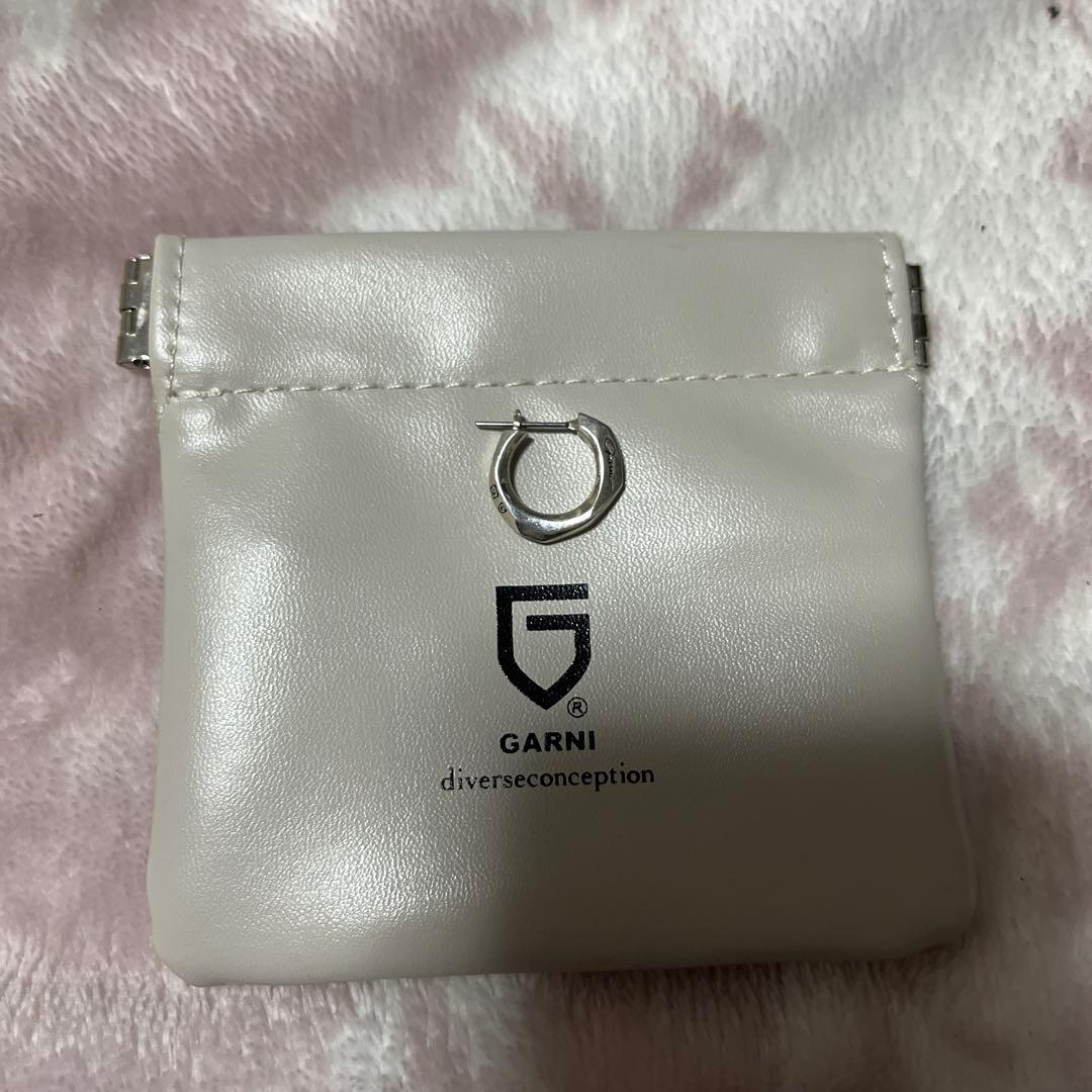 GARNIガルニ　Crockery Pierce 片耳ピアスシルバ専用ポーチ付き