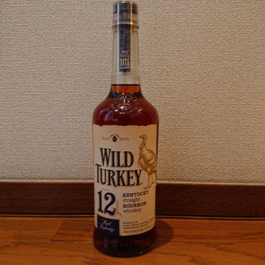 旧ボトル ワイルドターキー WILD TURKEY 12年 バーボンウイスキー