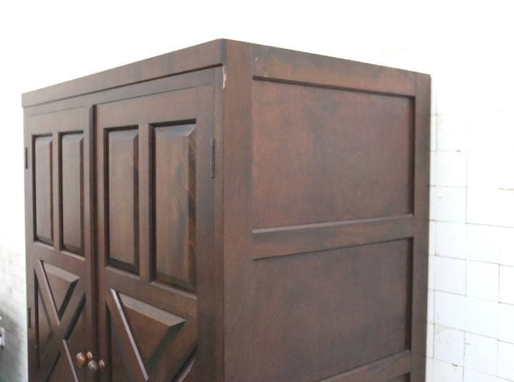 GMFT33○松本民芸家具 D-I型 洋服箪笥 ワードローブ ミズメザクラ 無垢