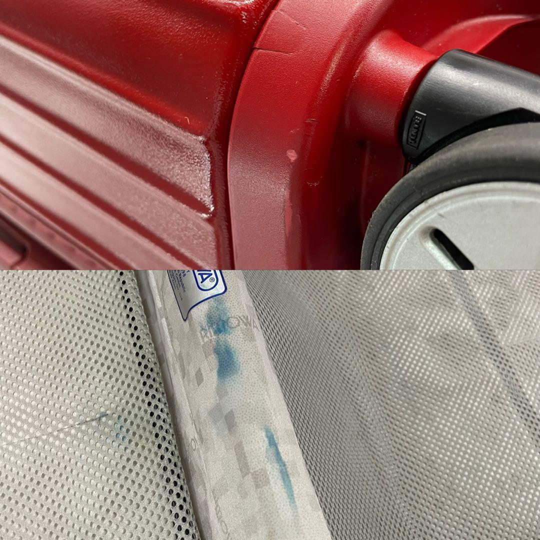 良品✨リモワ サルサ スーツケース キャリー 4輪 トラベル ビジネス レッド