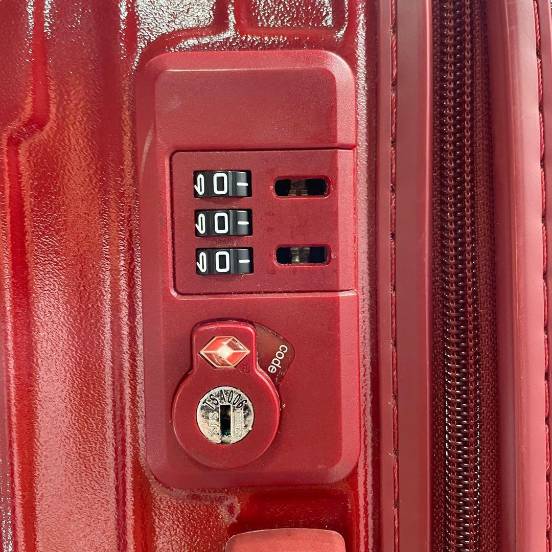 良品✨リモワ サルサ スーツケース キャリー 4輪 トラベル ビジネス レッド