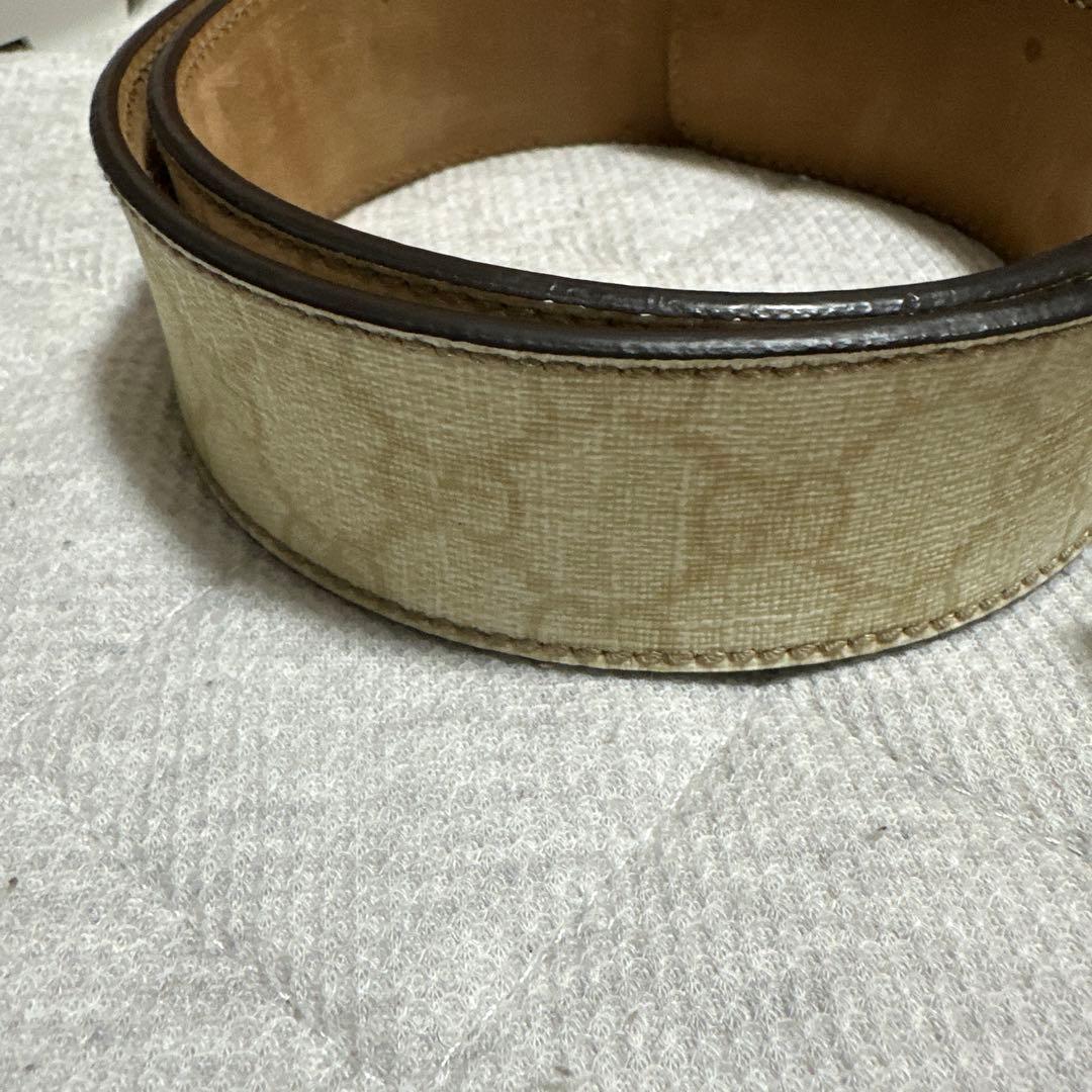 Gucci Gロゴバックル ベージュベルト
