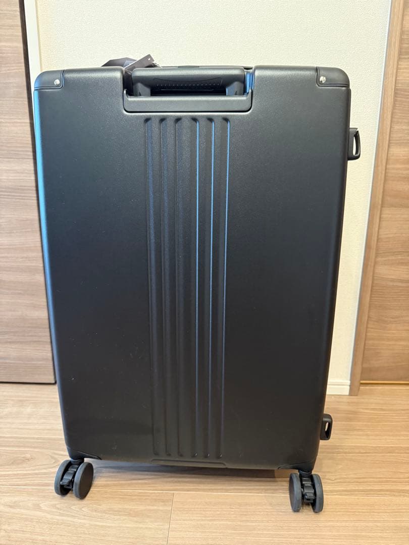 【新品未使用】キャリースーツケース （7泊〜向け85〜100L）黒 ストッパー付