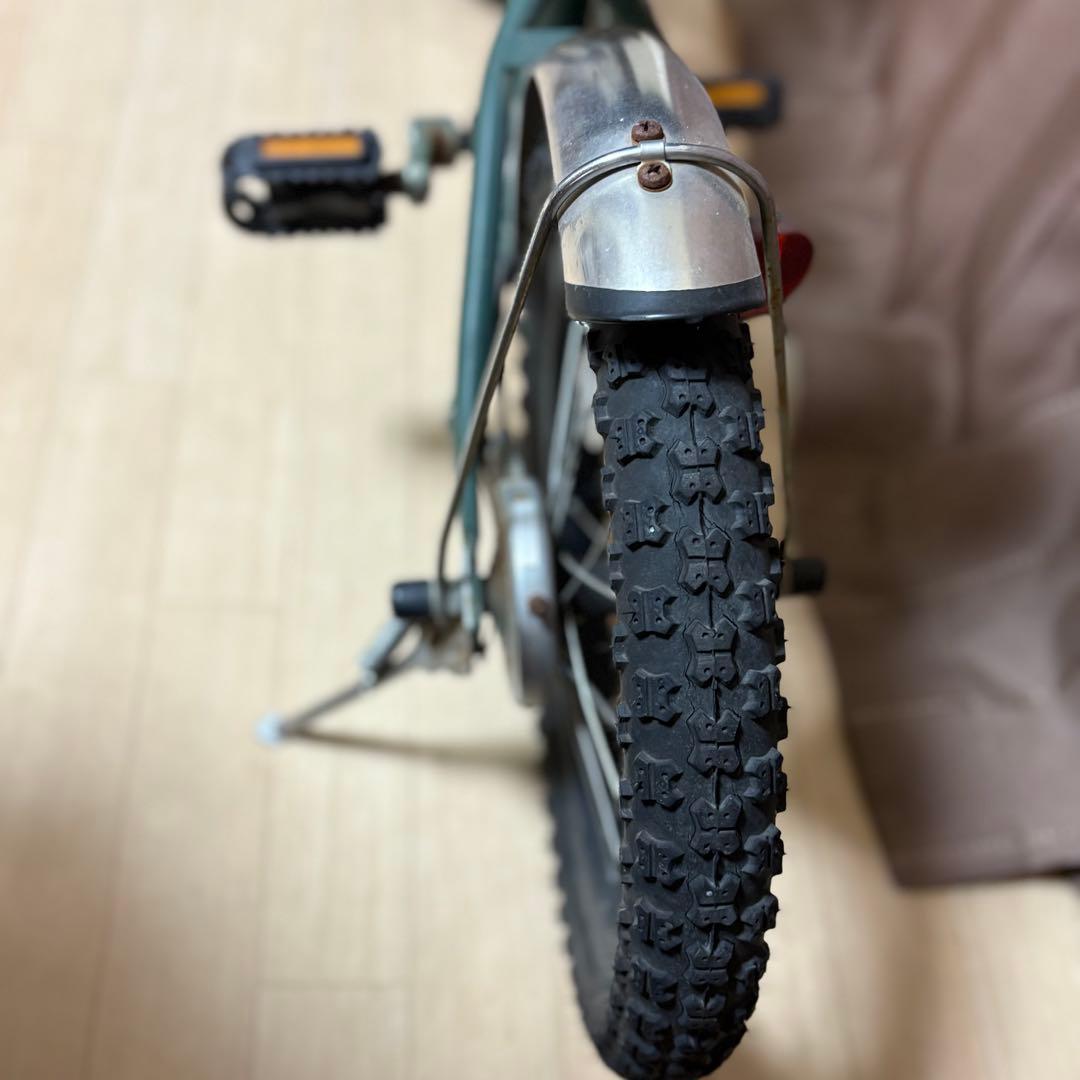 16インチ Beliino 子供用自転車 緑 前カゴ付き　元値35700円