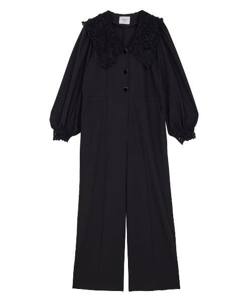 SAILOR LACE COLLAR JUMP SUIT　アメリヴィンテージ
