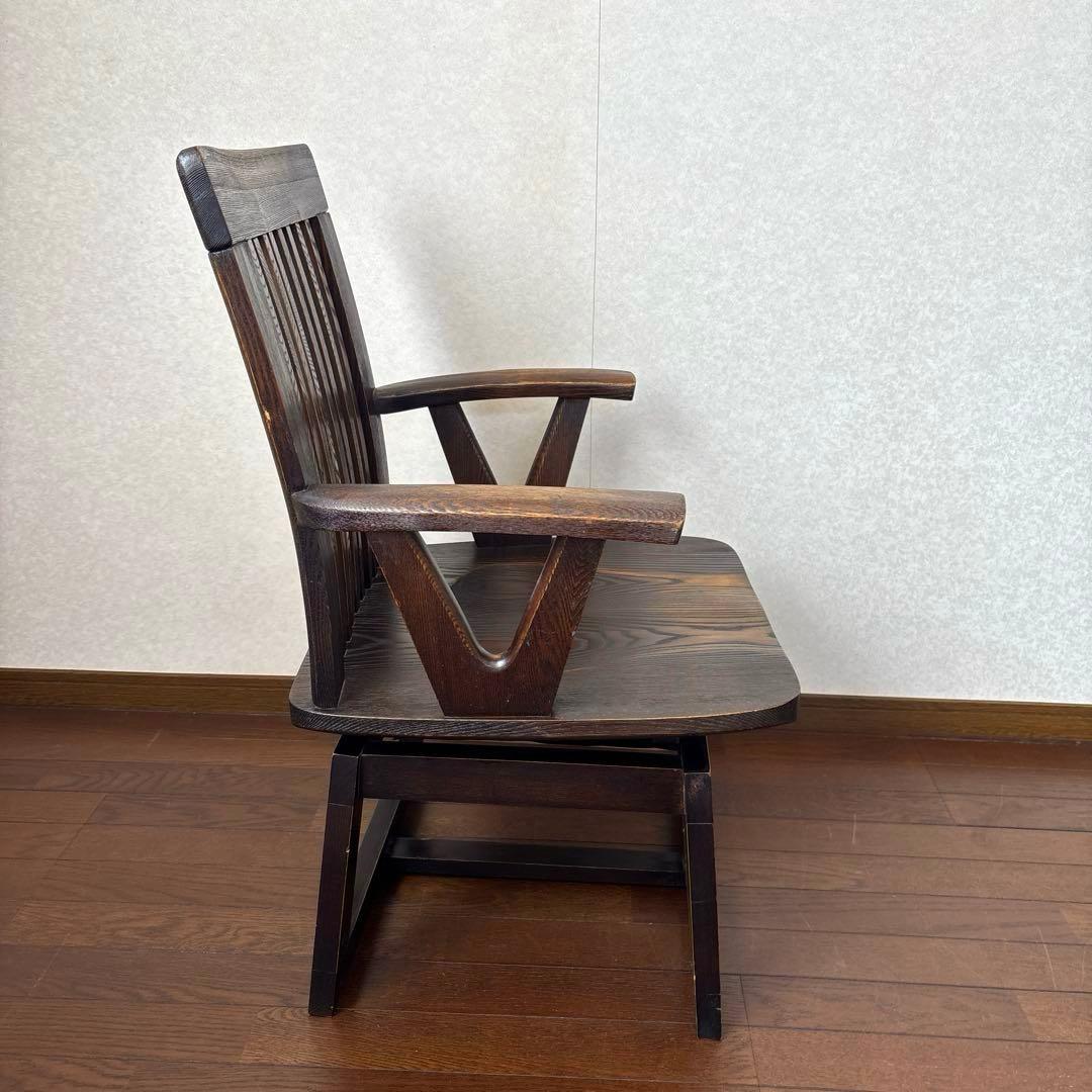 【良品】ヴィンテージ アームチェア 回転式