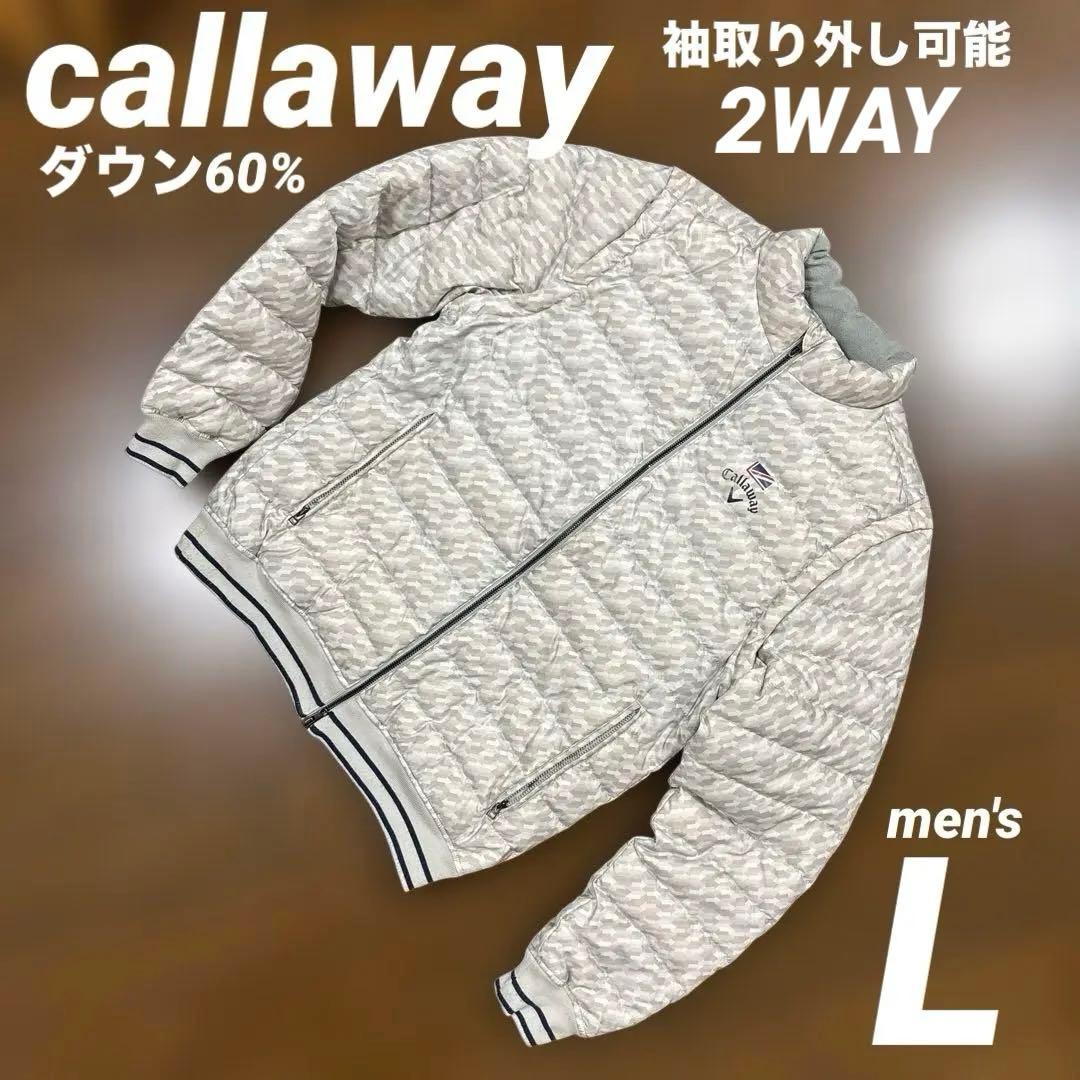 callaway キャロウェイ　ダウンジャケット ダウン60% メンズ　Lサイズ
