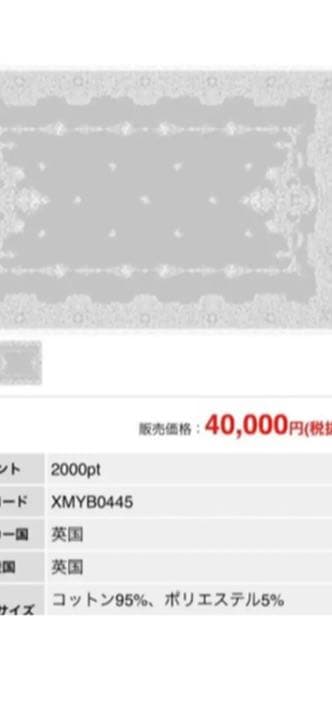 コットン　レース　２枚