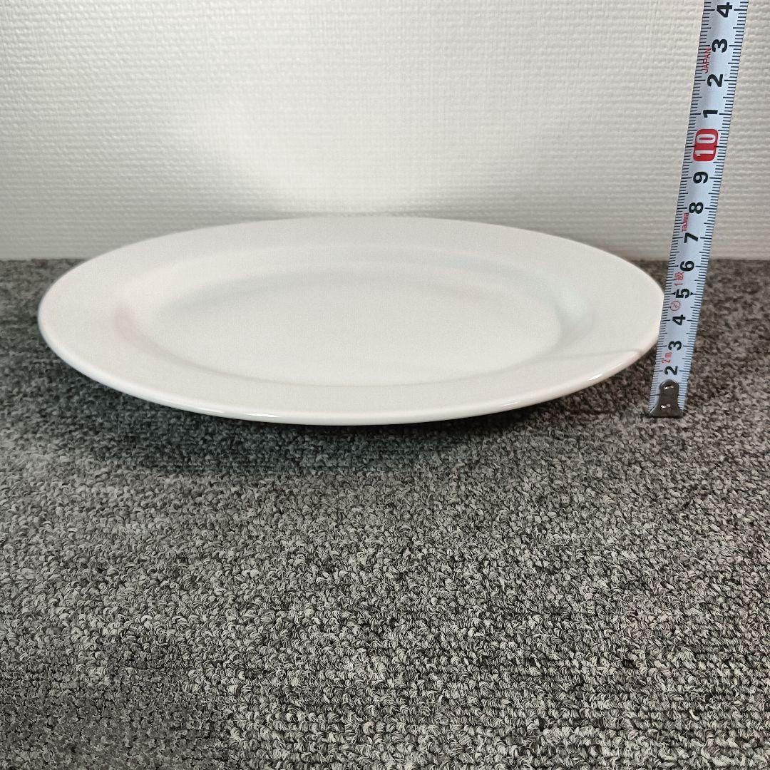 未使用 ホワイトオーバルプレート 8枚セット 倉庫保管品 幅約26cm