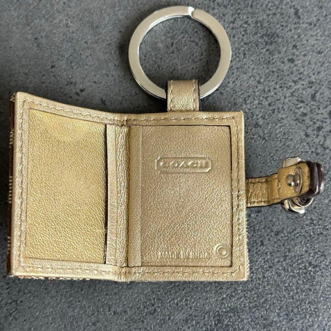 小物 COACH Signature Picture Frame Charm