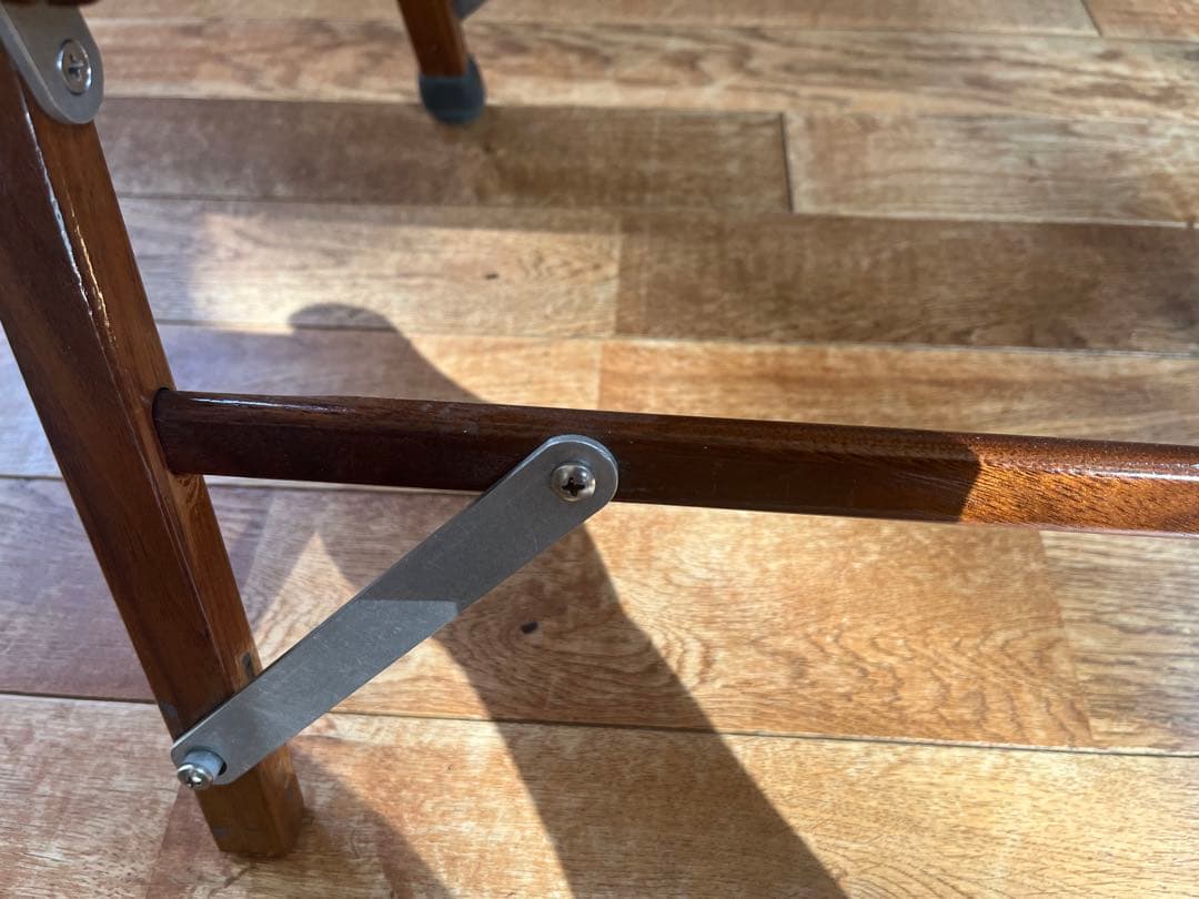 最終値下！カーミットチェアウォールナット　ベージュ　新品シート付き