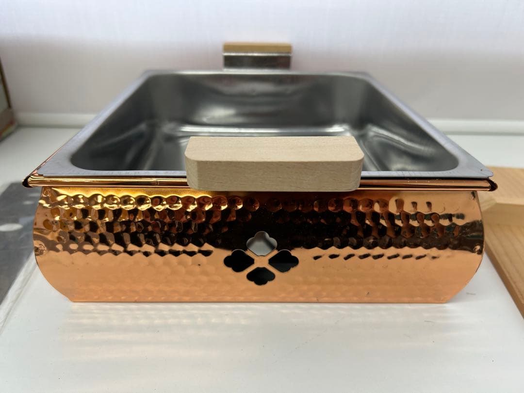 純銅製 おでん鍋/銅製両手鍋　いろり　寸胴鍋 シチューポット　 ガラス蓋付き