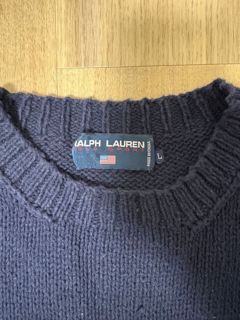 学*生様 【大人気】ラルフローレン 星条旗 ニット フラッグ コットン セーター