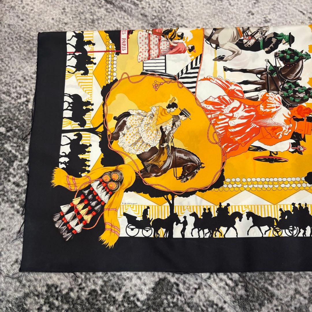 エルメス HERMES カレ90 セビリアの休日 スカーフ