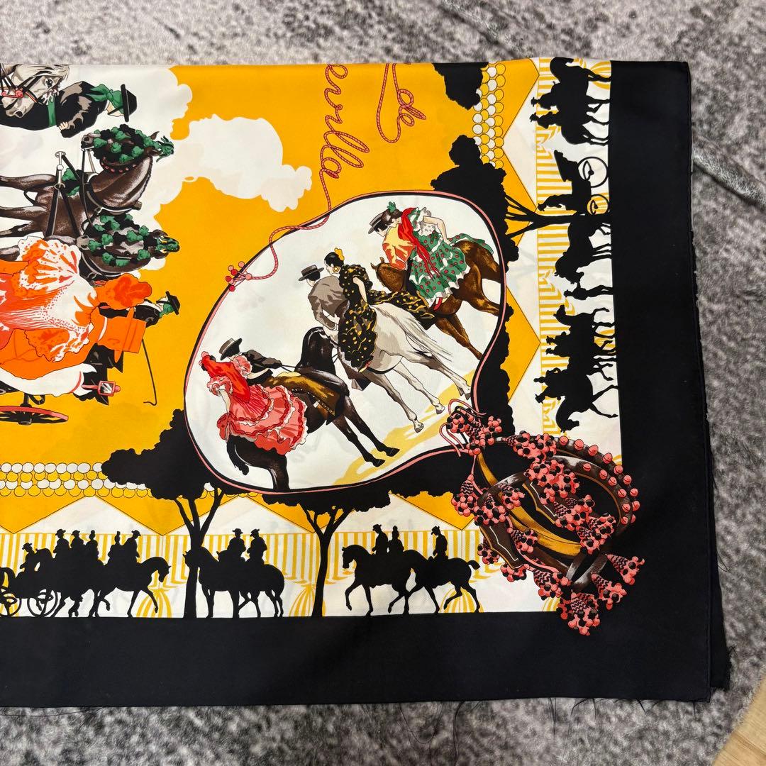 エルメス HERMES カレ90 セビリアの休日 スカーフ