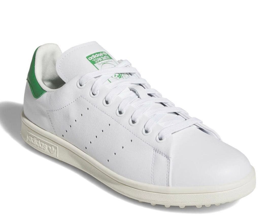 新品2025年アディダスゴルフスタンスミスNNO27スパイクレス紐緑23.5cm