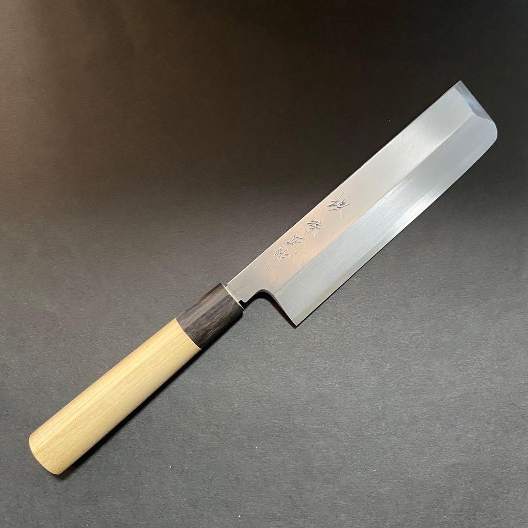 堺味正作 本霞 東型 薄刃 6寸(180mm) 水牛柄