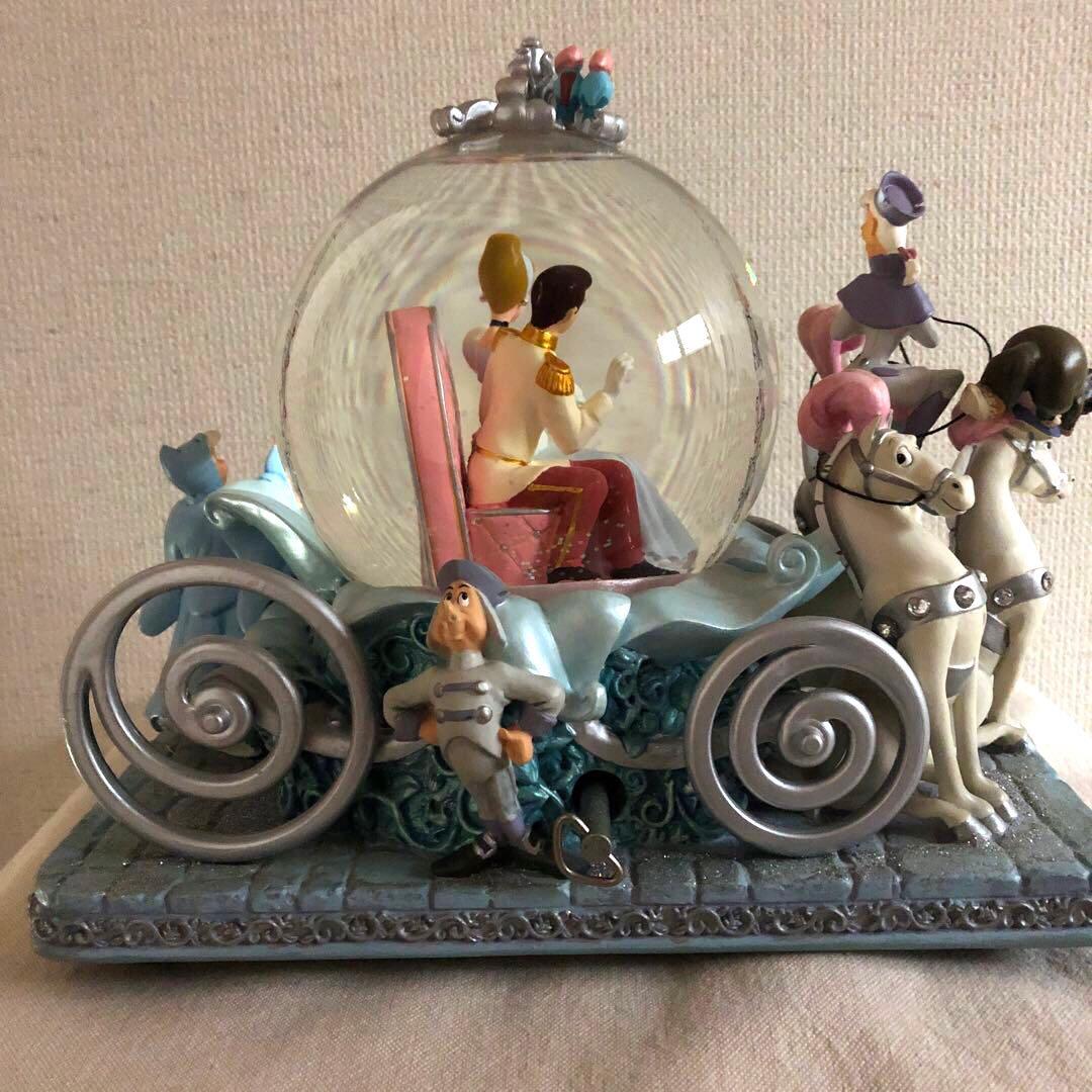 ディズニー　シンデレラ　スノードーム　スノーグローブ オルゴール　お値下げ