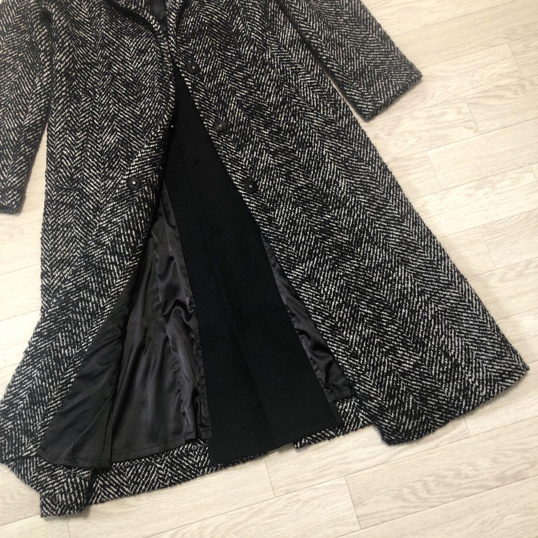 ハーリップトゥ　Herringbone WoolBlend Chesterコート
