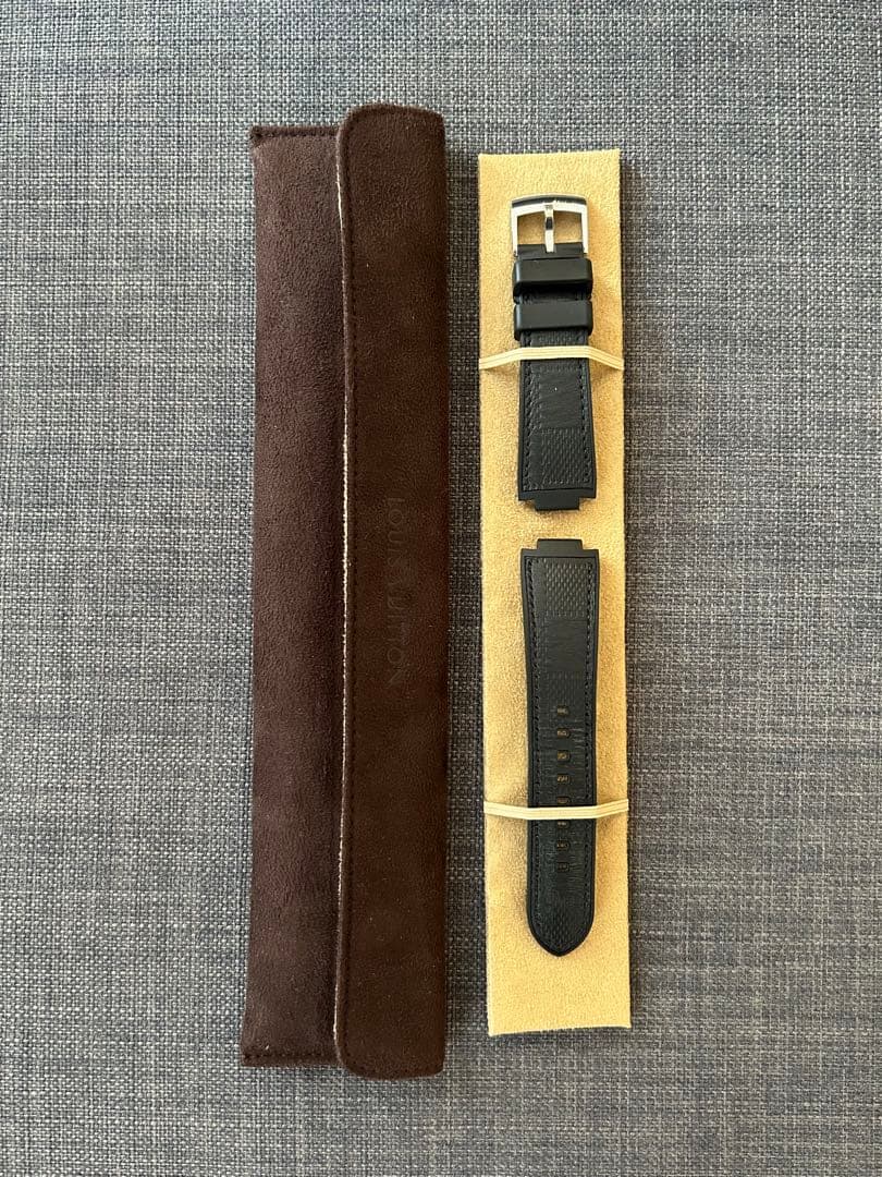 LOUIS VUITTON ブラック ラバーベルト
