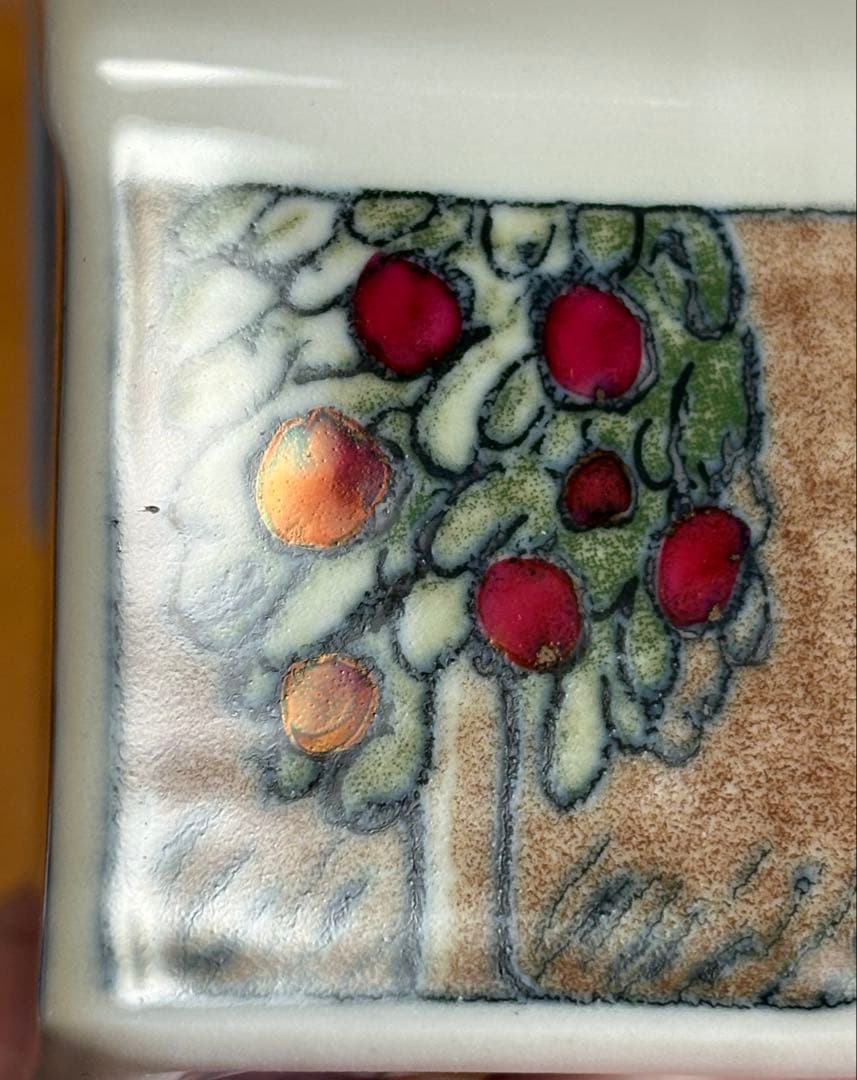 【希少品】ARABIA ヘルヤ キャンドルホルダー Talo/タロ 果実の樹