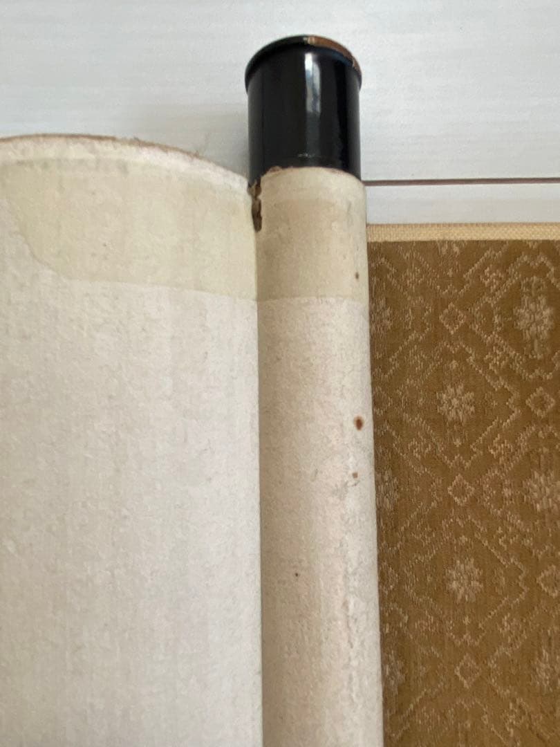 日本画、掛軸、落款肉筆紙本、浦上春琴作品、菊　雀図古美術、美術品、アンティーク、