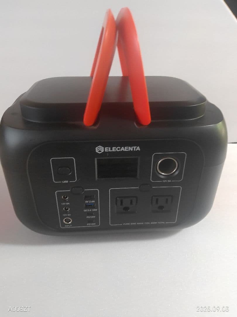 ジャクリーポータブル電源 ブラック/オレンジ