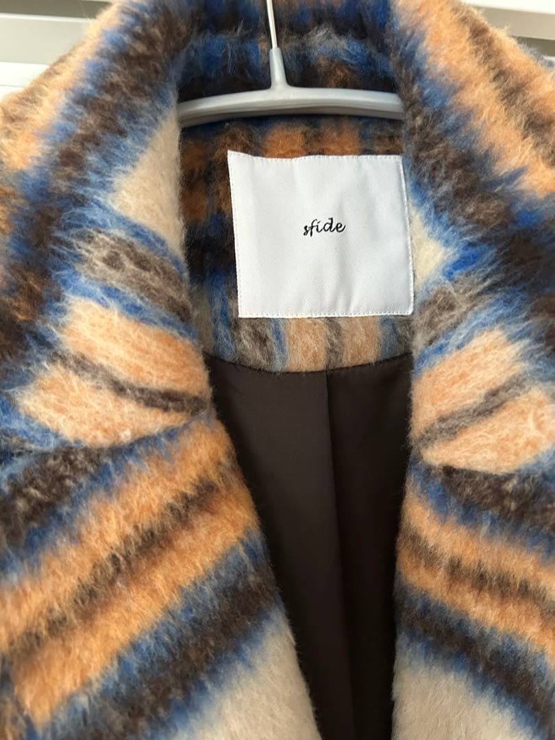 ！専用！スフィーデ　チェックチェスターコート