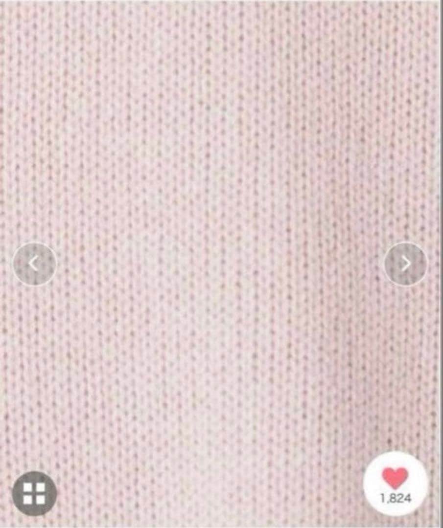 【GALERIE VIE】 ファインウール タートルネック　ニット　ピンク