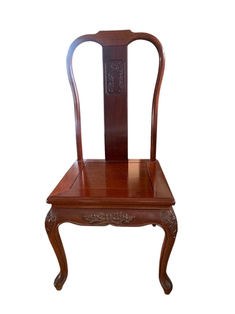 花梨材　椅子　猫脚　1脚