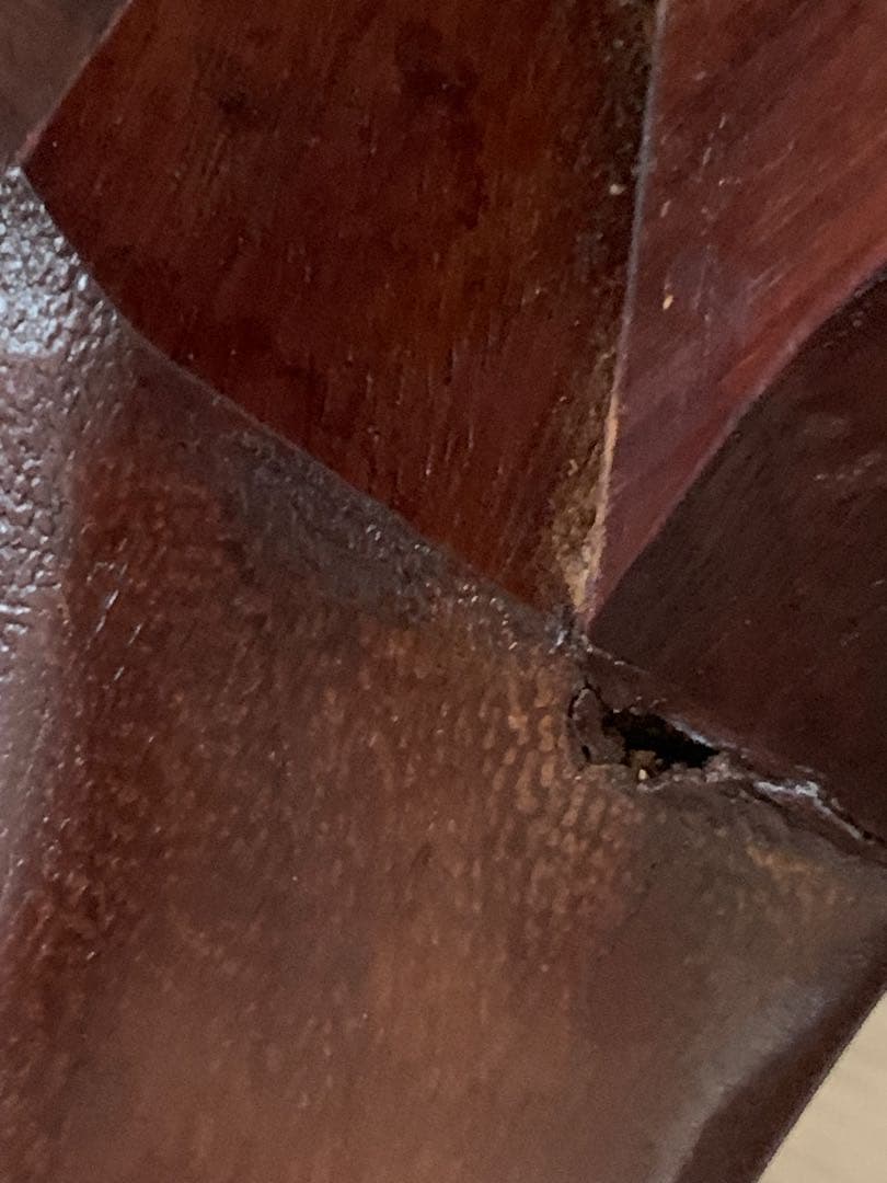 花梨材　椅子　猫脚　1脚