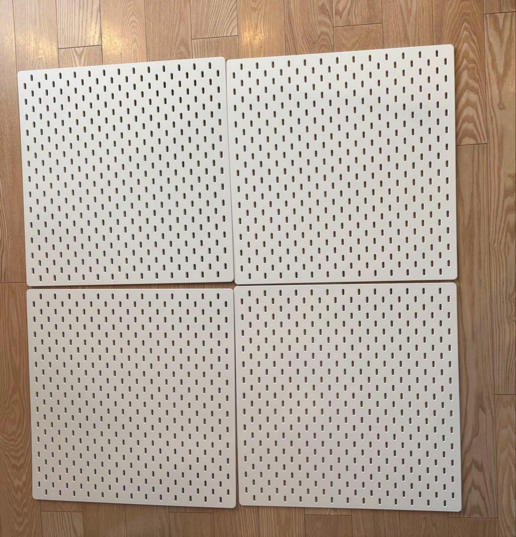 の*様 IKEA SKÅDIS スコーディス　有孔ボード4枚まとめ売り