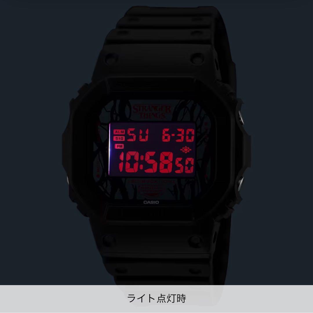 D*x様 G-SHOCK STRANGER THINGS ブラック　CASIO