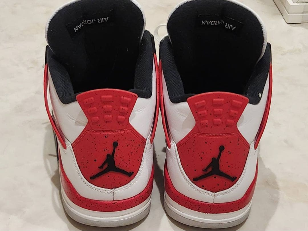 シューズ(男性用) Nike Air Jordan 4 Retro \"Red Cement\"30cm