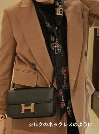 人気完売商品♦️刺繍入り★ロングスカーフ✮ダークブルー 　多用途