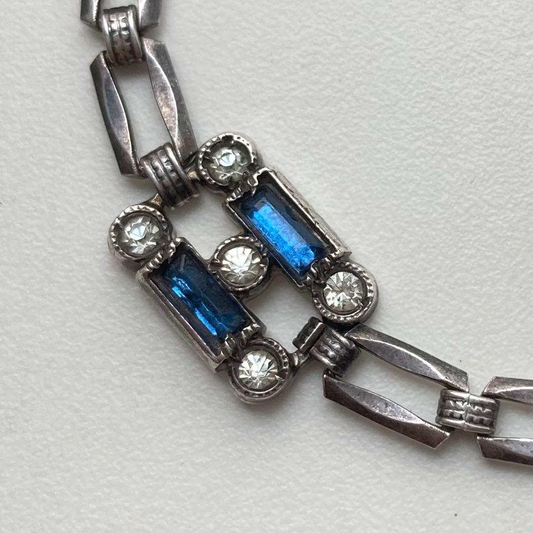 40s 50s USA製 フリーメイソン 逆五芒星 スターリング ブレスレット